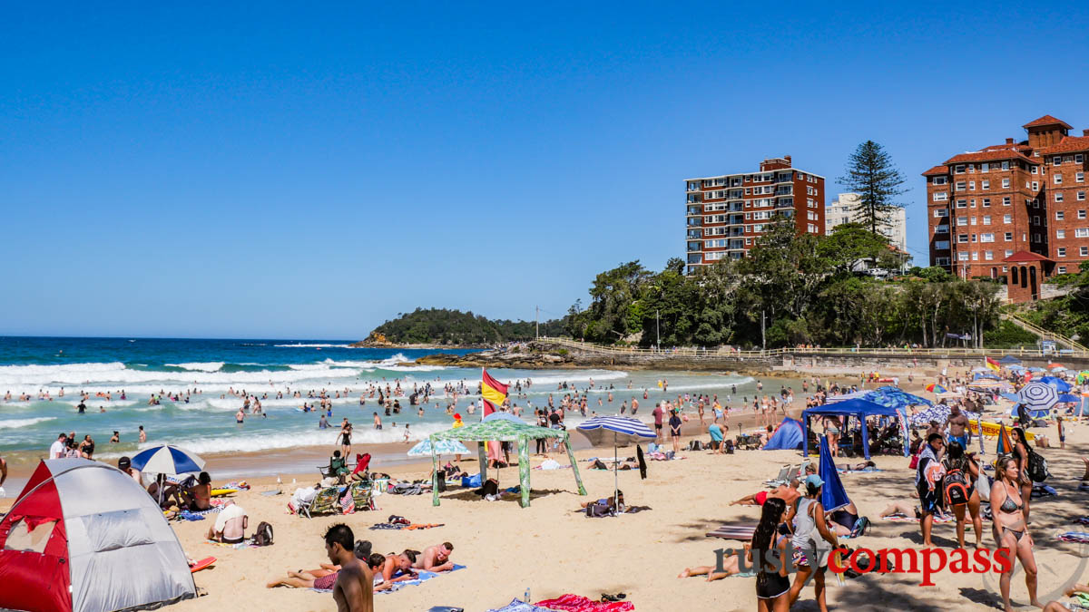 Manly Beach mid-summer Manly Beach mid-summer